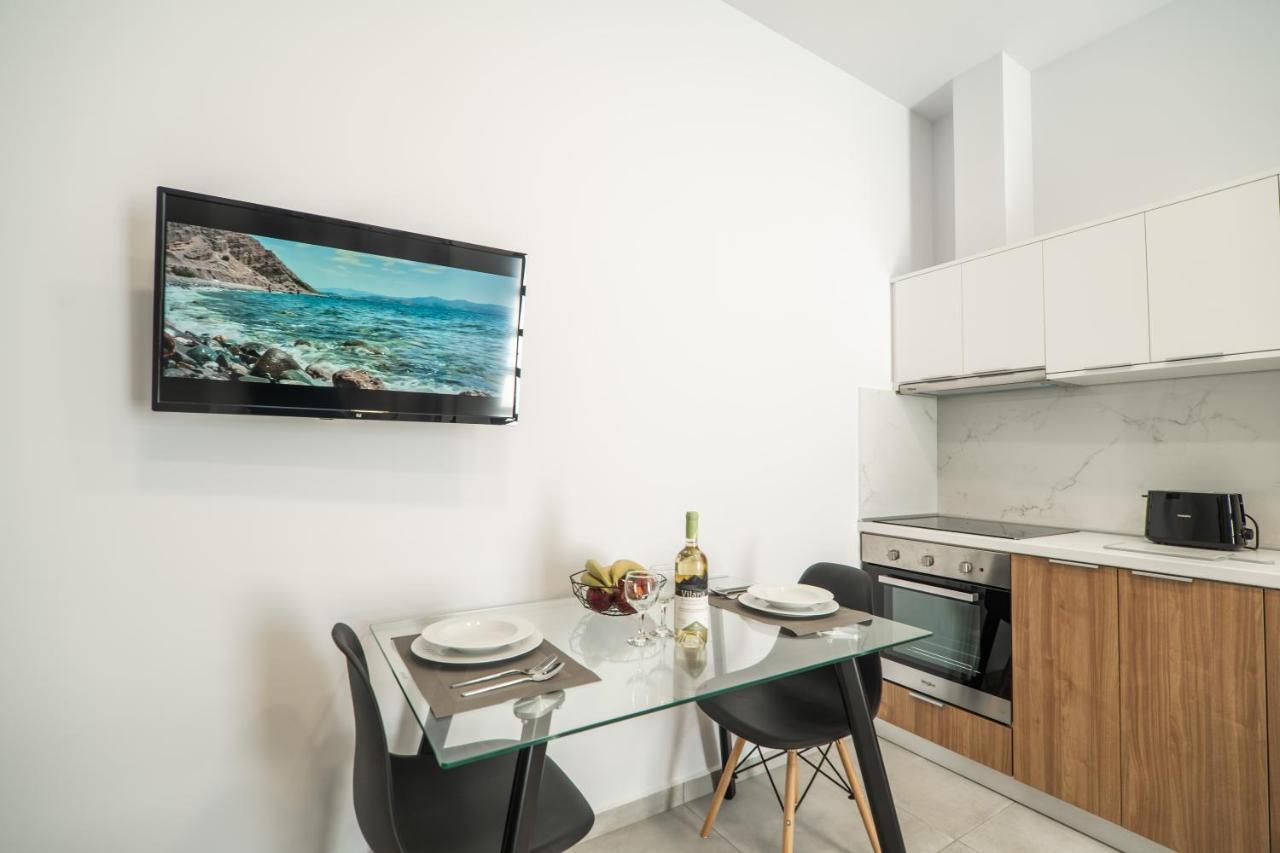 Kiani Apts Kalyves Bagian luar foto