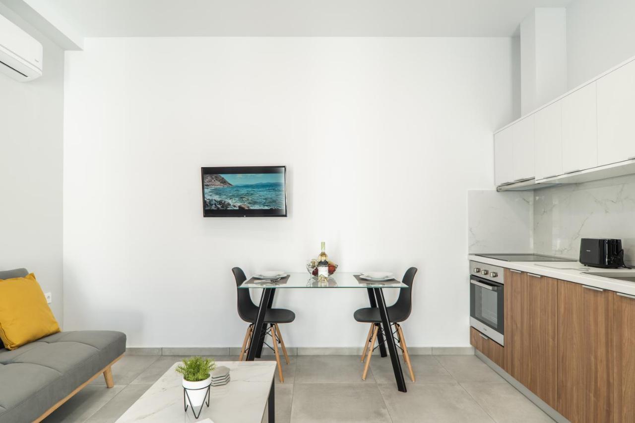 Kiani Apts Kalyves Bagian luar foto