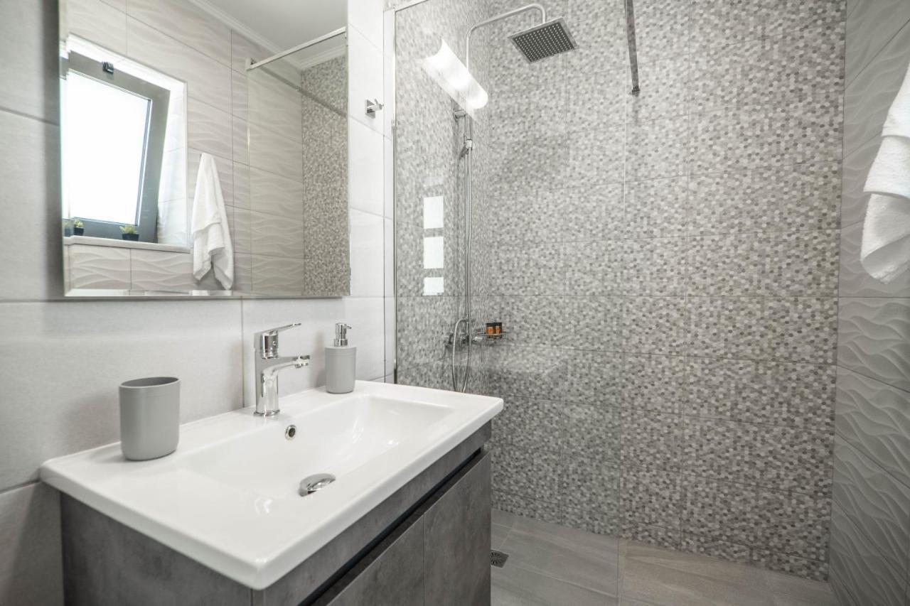 Kiani Apts Kalyves Bagian luar foto