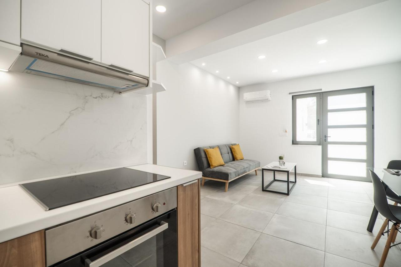 Kiani Apts Kalyves Bagian luar foto
