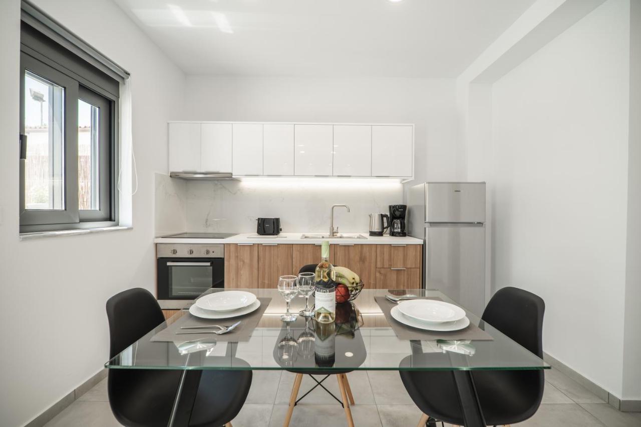 Kiani Apts Kalyves Bagian luar foto
