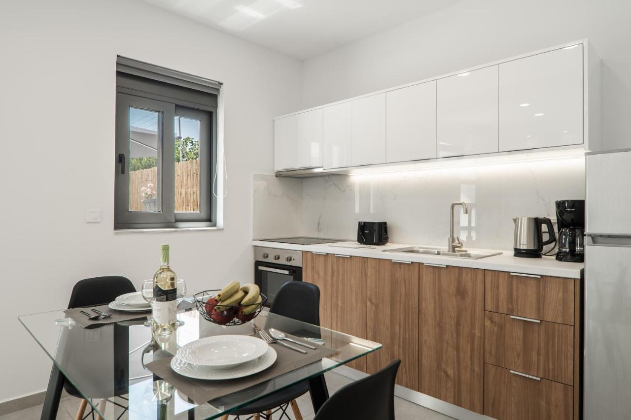 Kiani Apts Kalyves Bagian luar foto