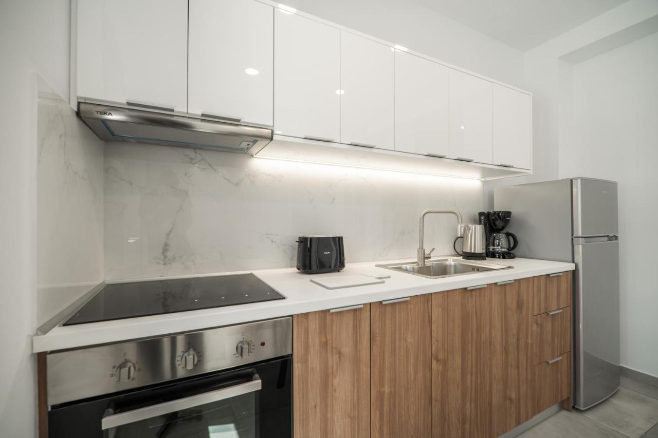 Kiani Apts Kalyves Bagian luar foto